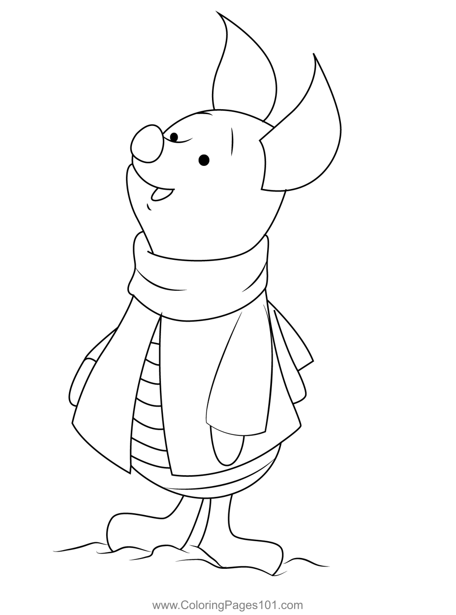 39+ Download Classic Piglet Coloring Pages PDF Printable