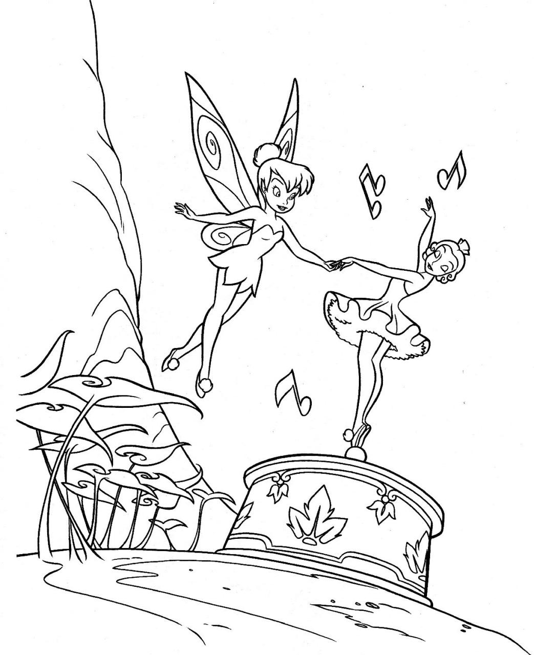 10 Magical Tinkerbell Coloring Pages for Fairy Fans