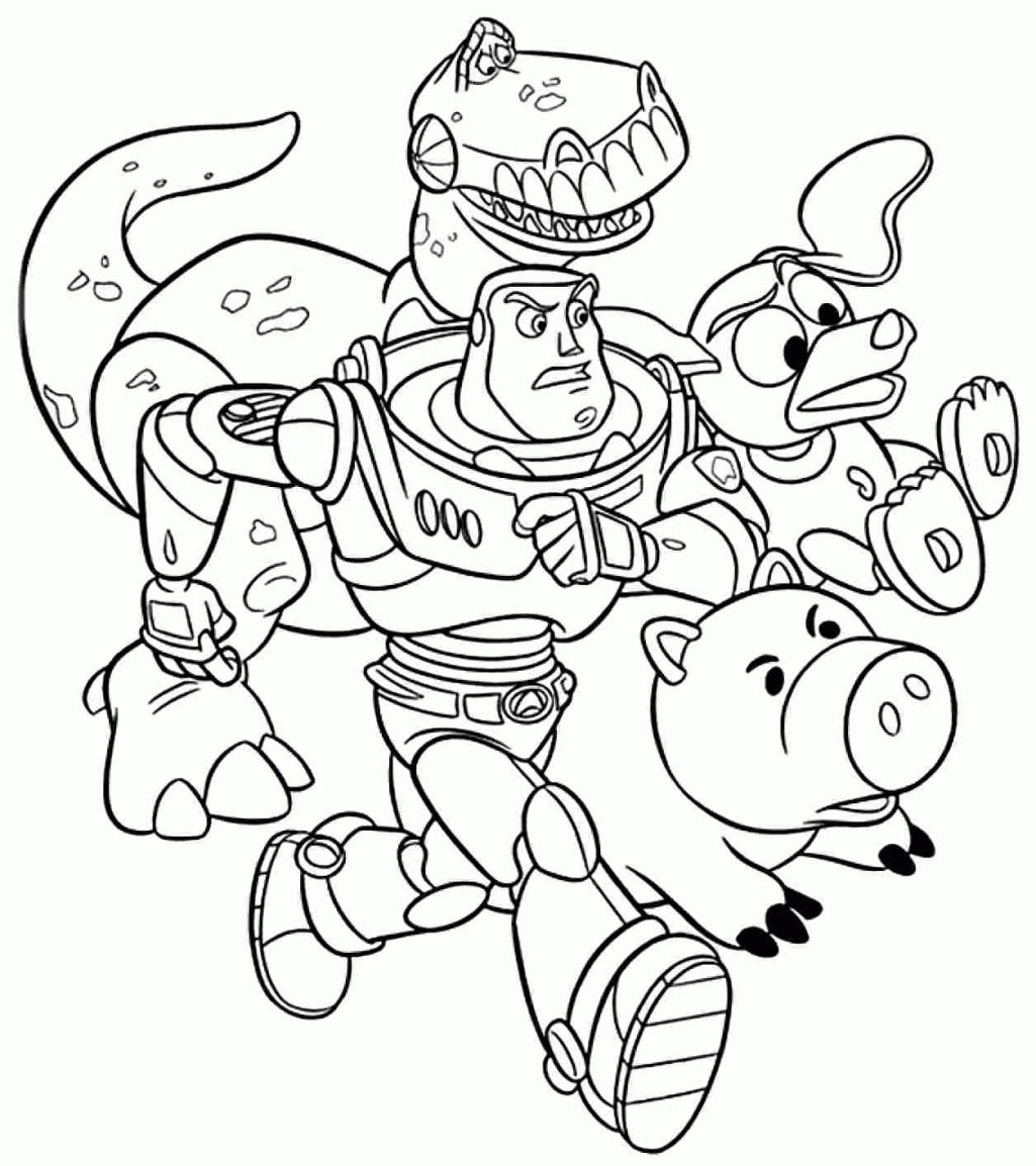 10 Fun Cartoon Coloring Pages Toy Story to Print