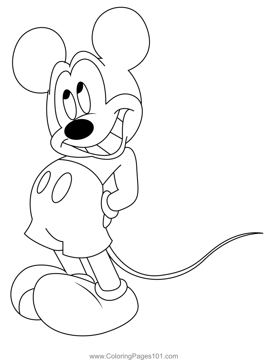 10 Adorable Mickey Mouse Coloring Pages for Disney Enthusiasts