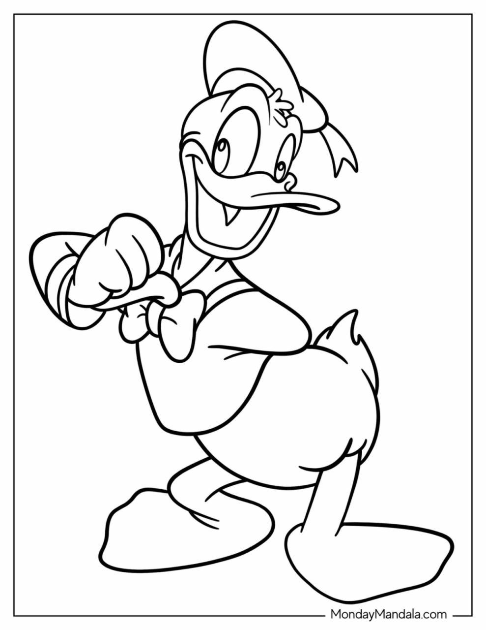 10 Fun Retro Cartoon Coloring Pages to Download