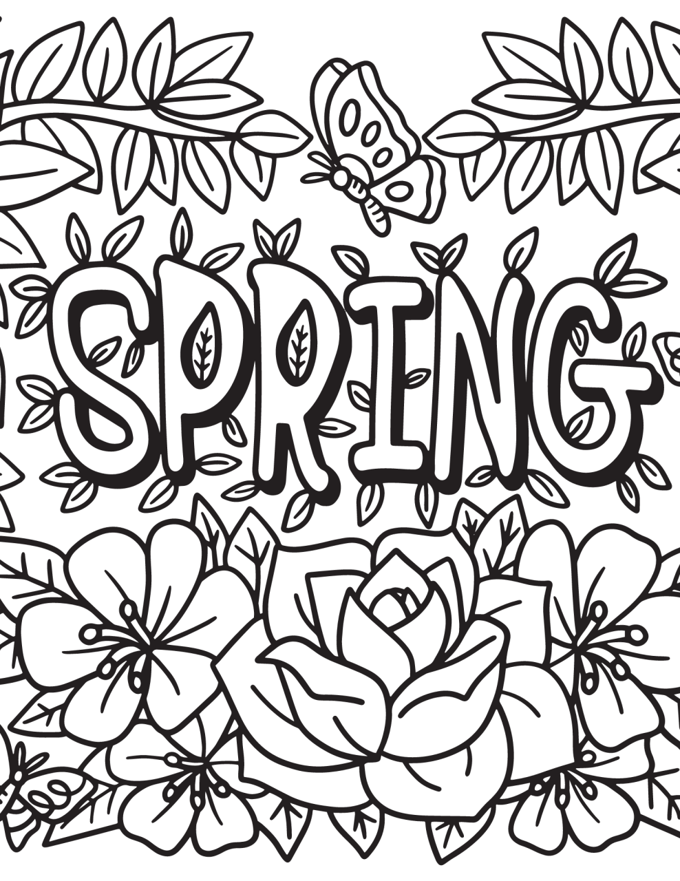 10 Fun Spring Coloring Pages for Seasonal Joy and Creativity