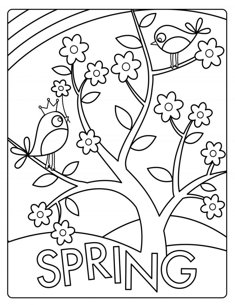 10 Fun Spring Coloring Pages for Seasonal Joy and Creativity