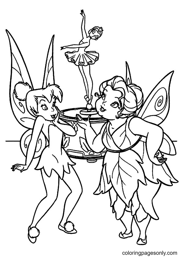 10 Magical Tinkerbell Coloring Pages for Fairy Fans