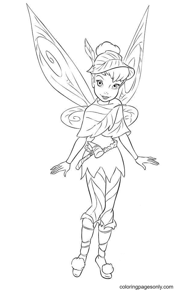 10 Magical Tinkerbell Coloring Pages for Fairy Fans