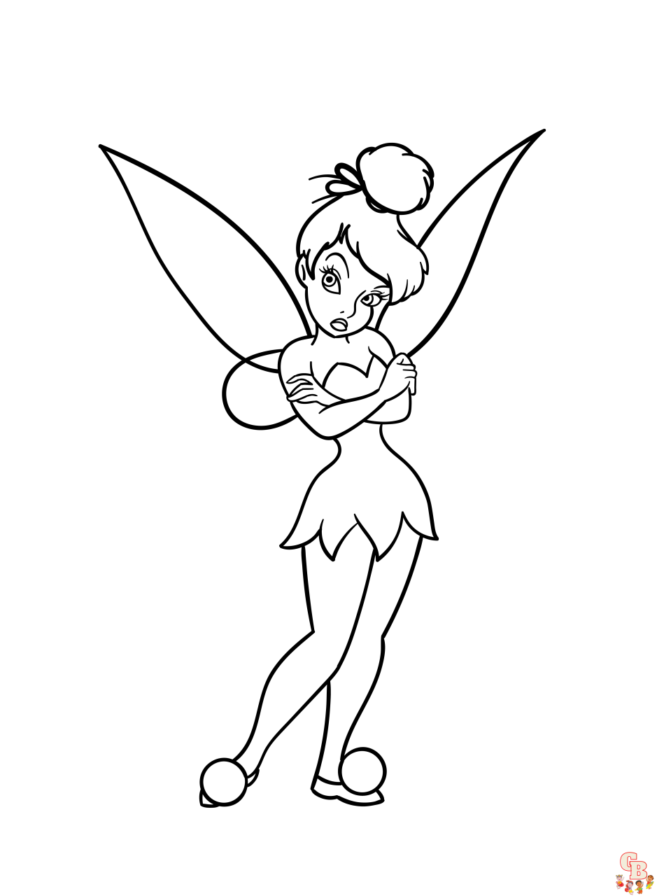 10 Magical Tinkerbell Coloring Pages for Fairy Fans