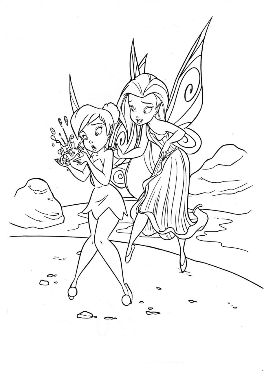 10 Magical Tinkerbell Coloring Pages for Fairy Fans