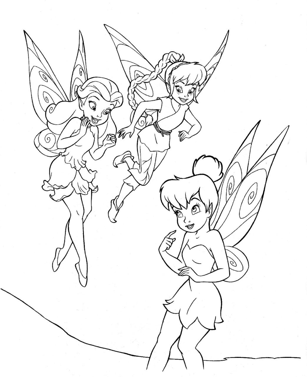 10 Magical Tinkerbell Coloring Pages for Fairy Fans