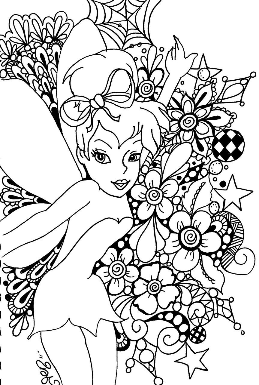 10 Magical Tinkerbell Coloring Pages for Fairy Fans