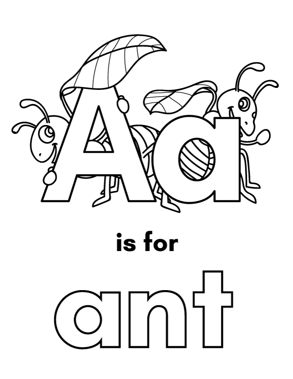 39+ Free Cute Ant Coloring Pages for Adult