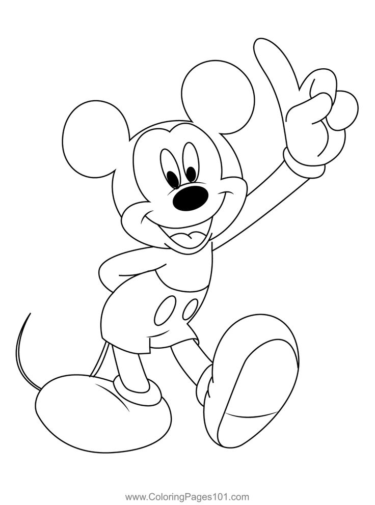 10 Adorable Mickey Mouse Coloring Pages for Disney Enthusiasts