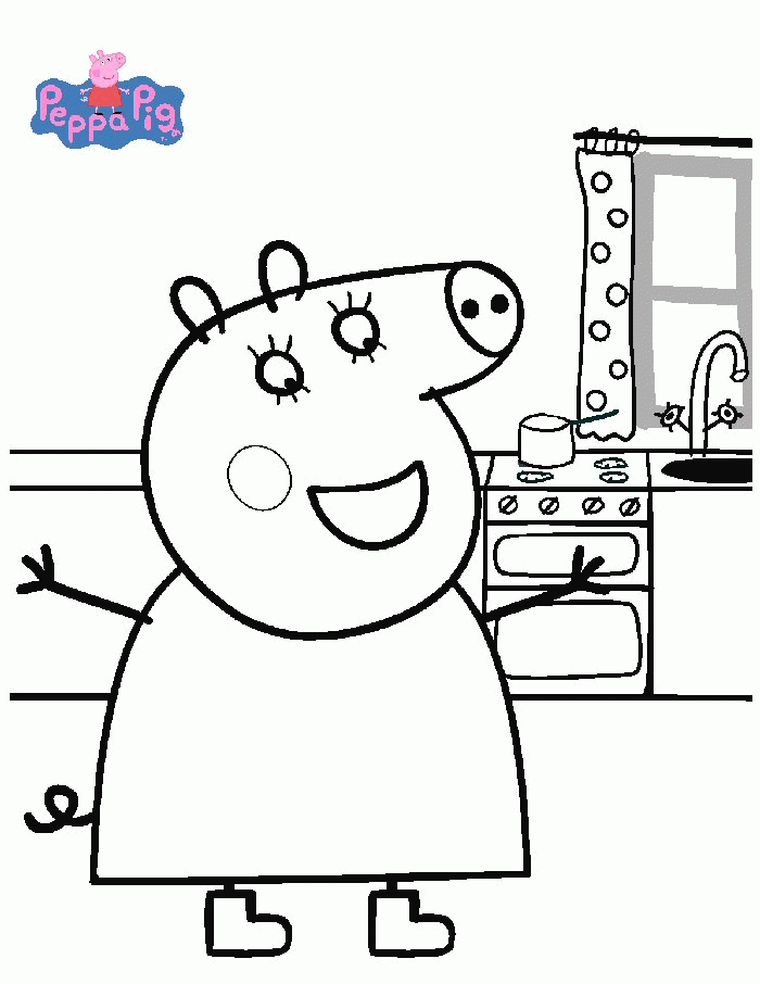 33+ Download Pig Family Coloring Pages for Kids