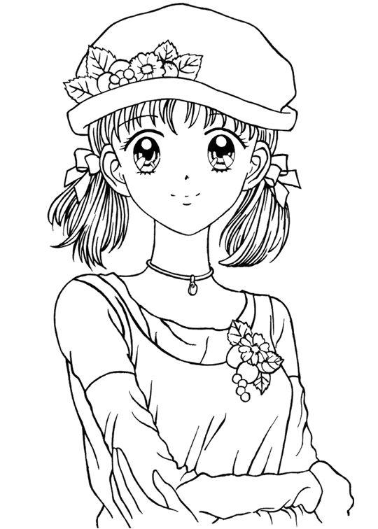 41+ Printable Girls Cartoon Art Coloring Pages for Adult