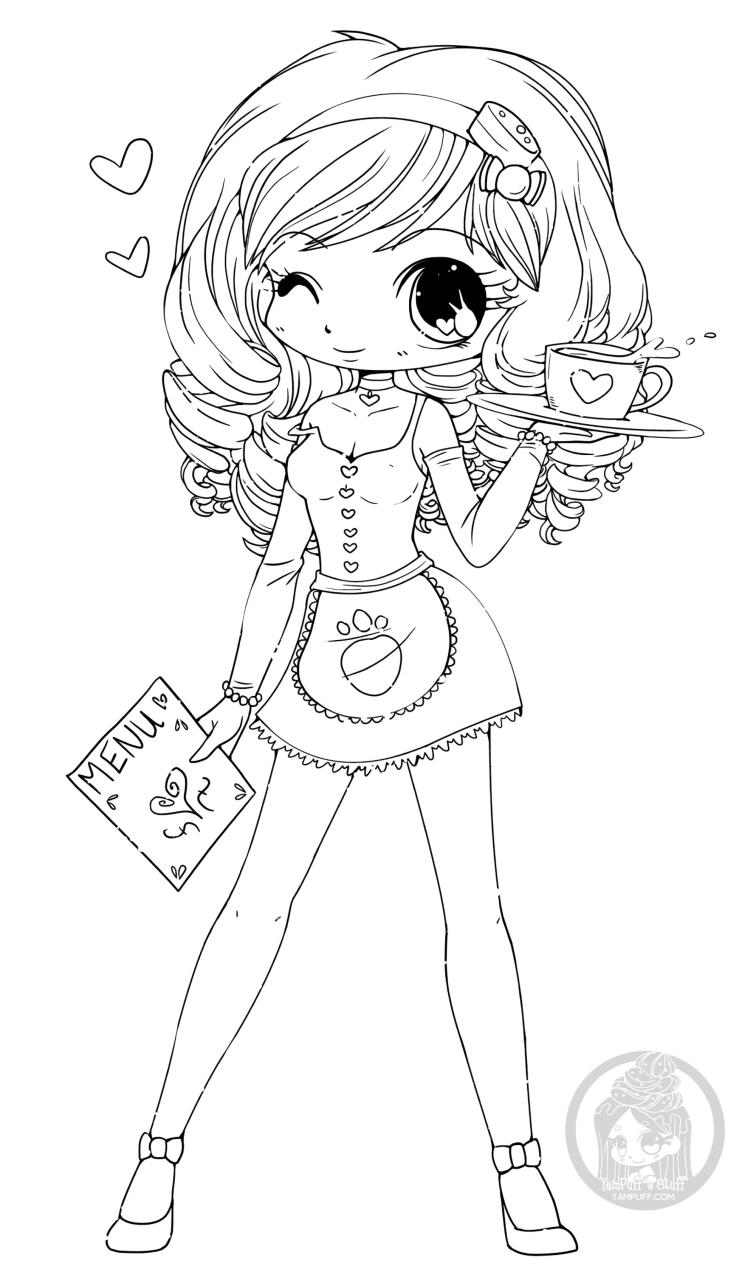 10 Adorable Cute Girl Cartoon Coloring Pages for Creative Fun