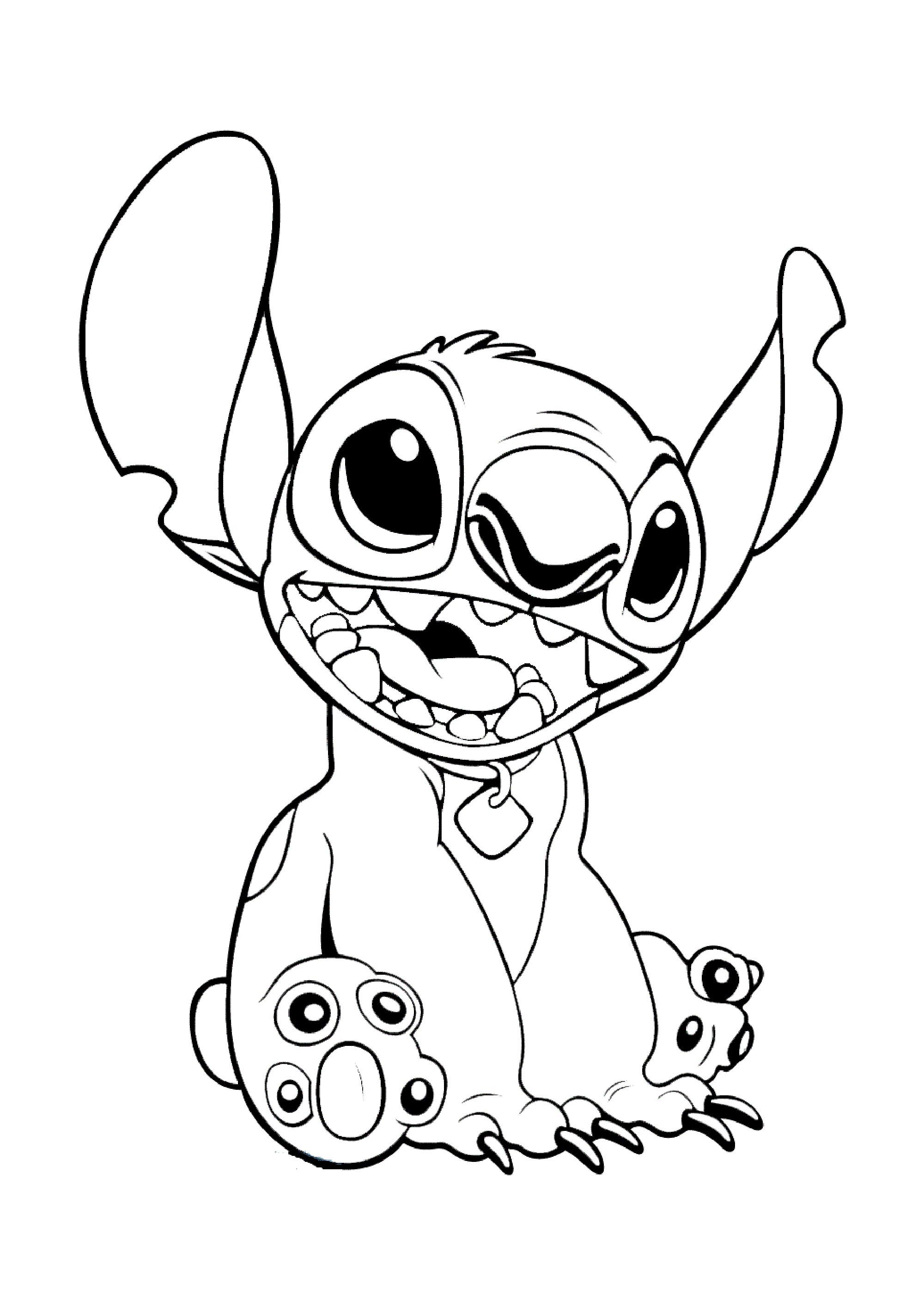 30+ Top Stitch Cartoon Coloring Pages for Adult