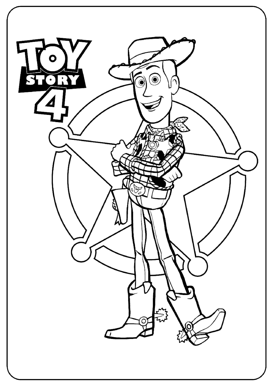 10 Fun Cartoon Coloring Pages Toy Story to Print