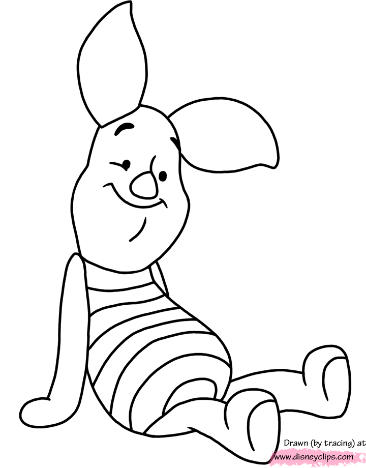 44+ Printable Piglet Coloring Pages Free Printable