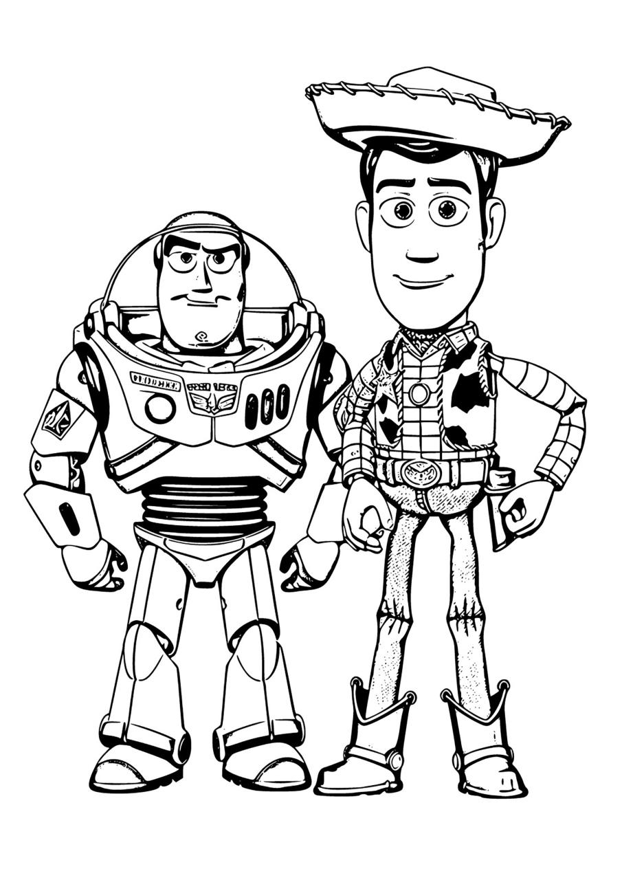 10 Fun Cartoon Coloring Pages Toy Story to Print