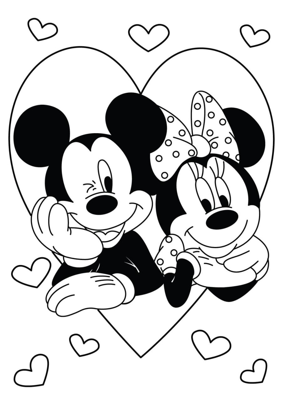 10 Adorable Mickey Mouse Coloring Pages for Disney Enthusiasts