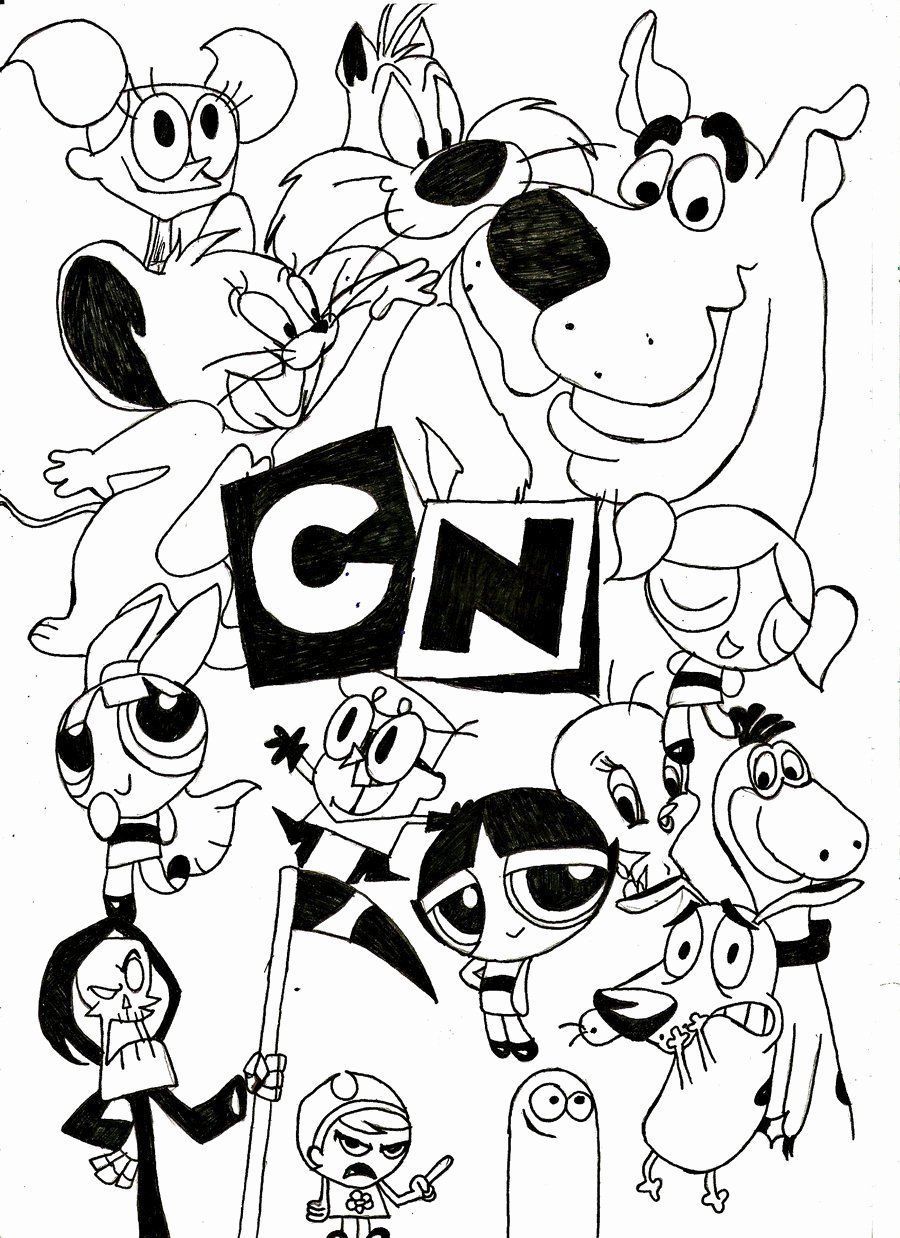 10 Fun Retro Cartoon Coloring Pages to Download