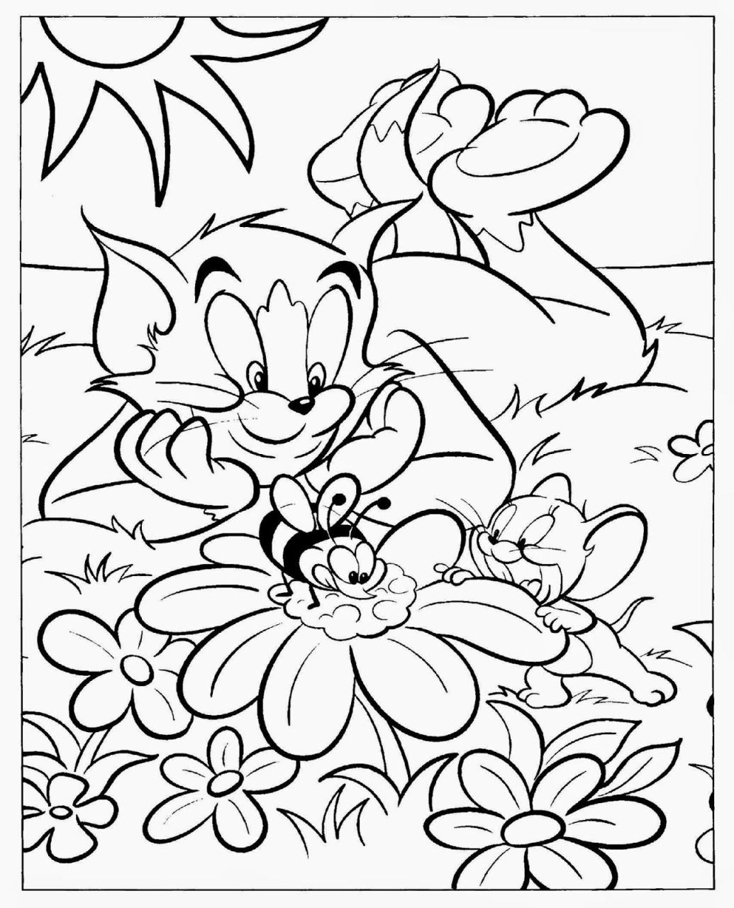 10 Printable A4 Cartoon Coloring Pages for Easy Fun