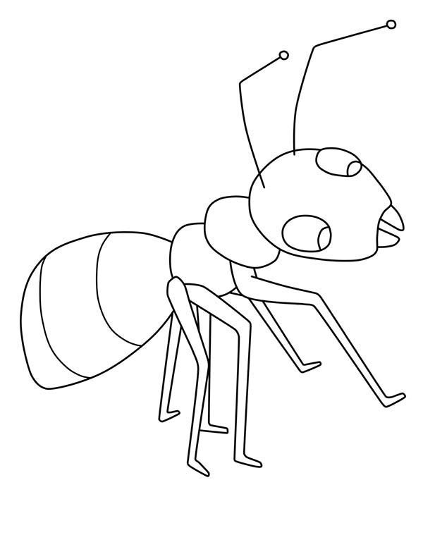 47+ Unique Cute Ant Coloring Pages for Kids