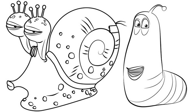 10 Hilarious Larva Cartoon Coloring Pages That Will Make You Chuckle