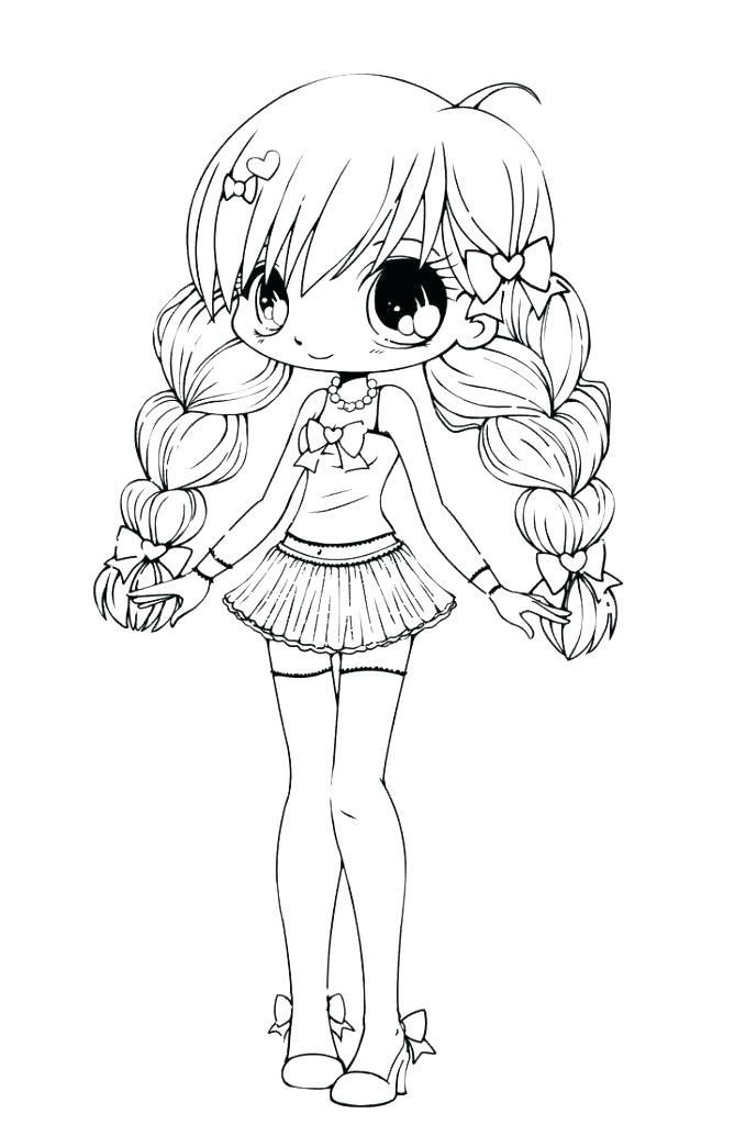 10 Adorable Cute Girl Cartoon Coloring Pages for Creative Fun