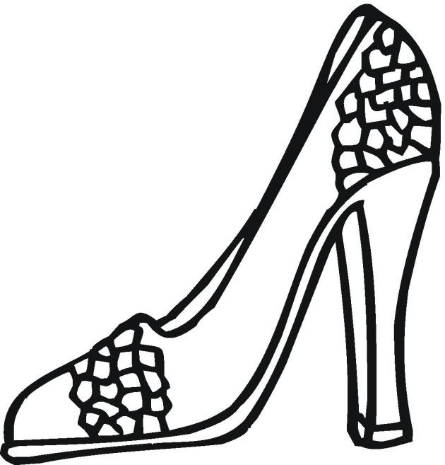 37+ Top High Heel Shoe Coloring Pages Line Art