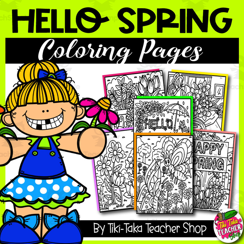 10 Fun Spring Coloring Pages for Seasonal Joy and Creativity