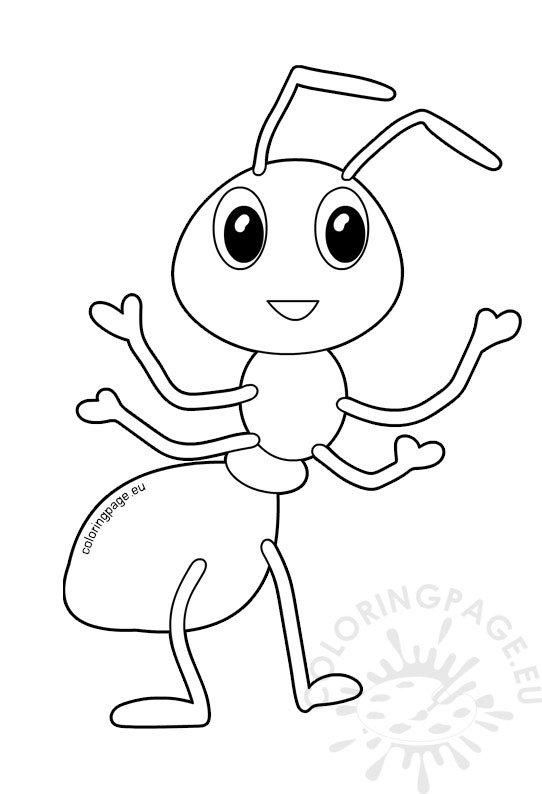 49+ Download Cute Ant Coloring Pages for Kids