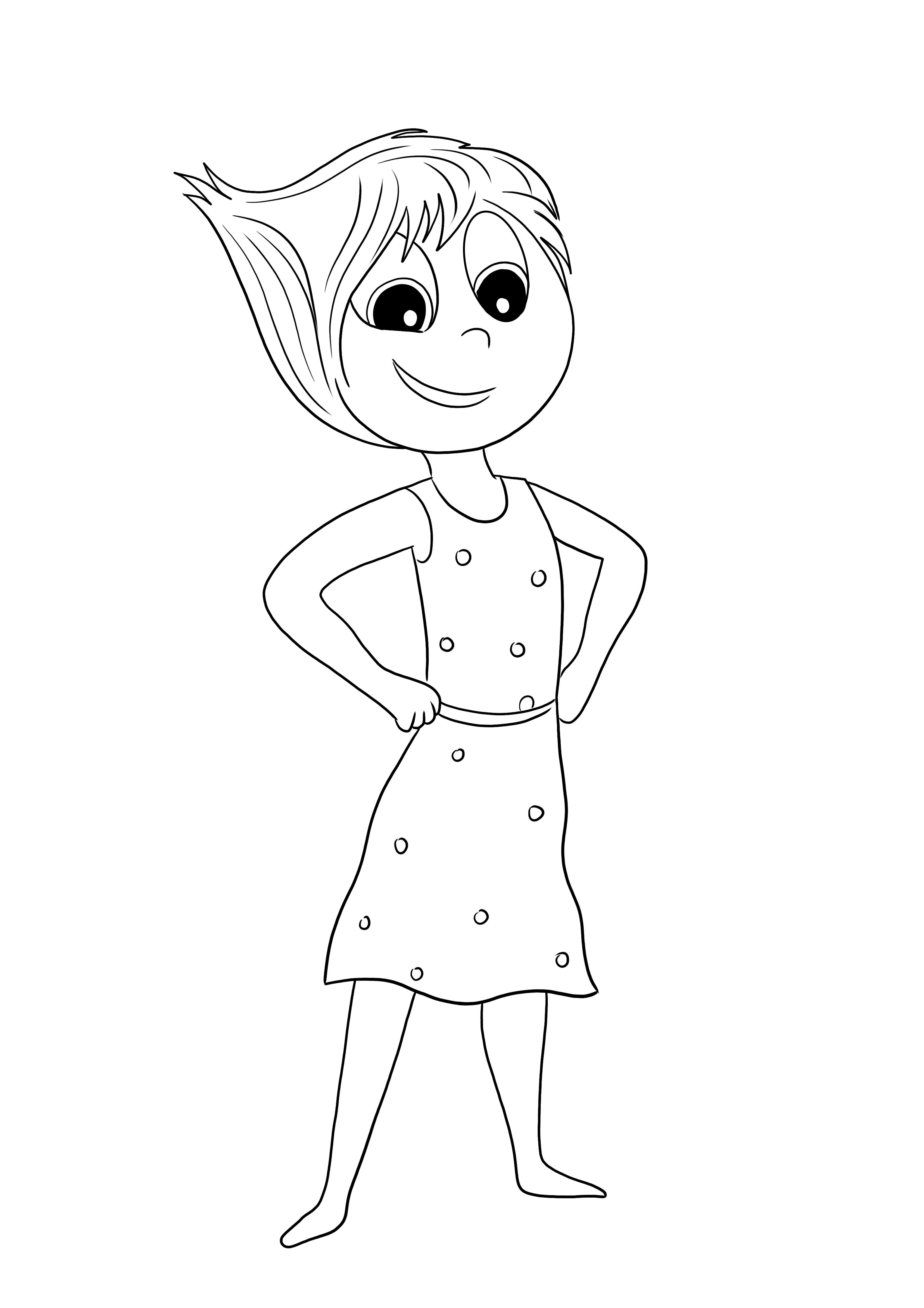 31+ Top Joy from Inside Out Coloring Pages for Adult