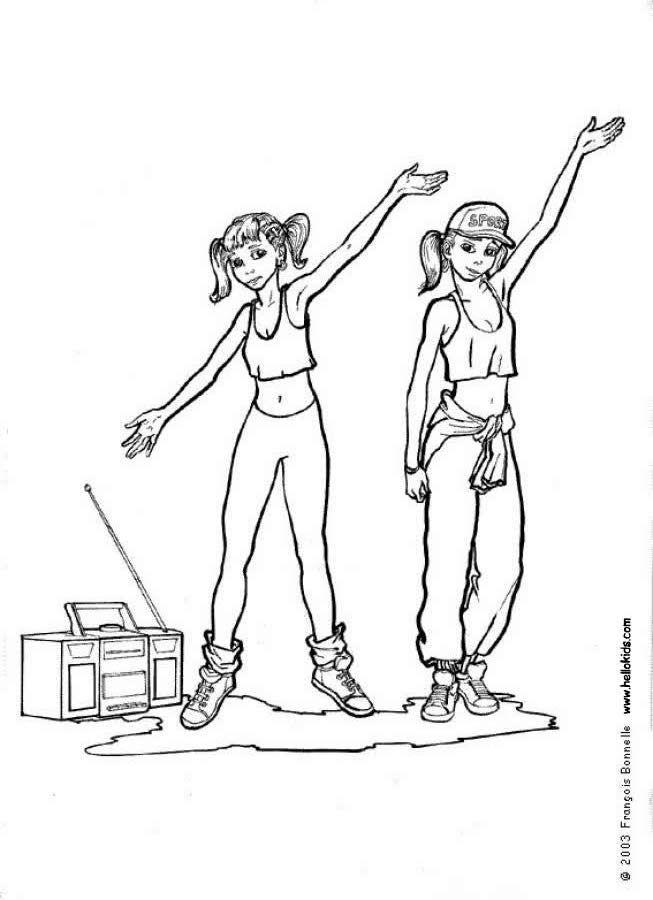 48+ Top Cute Dance Coloring Pages Line Art