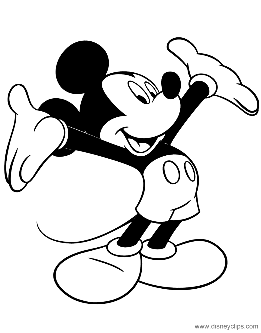 10 Adorable Mickey Mouse Coloring Pages for Disney Enthusiasts