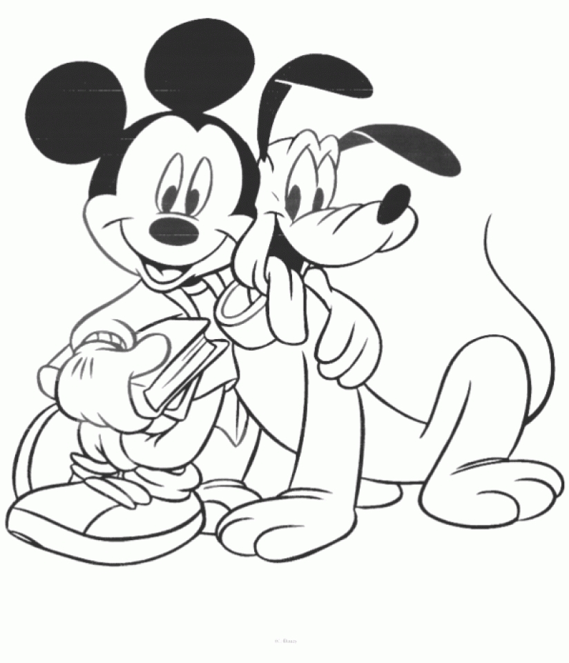 10 Adorable Mickey Mouse Coloring Pages for Disney Enthusiasts