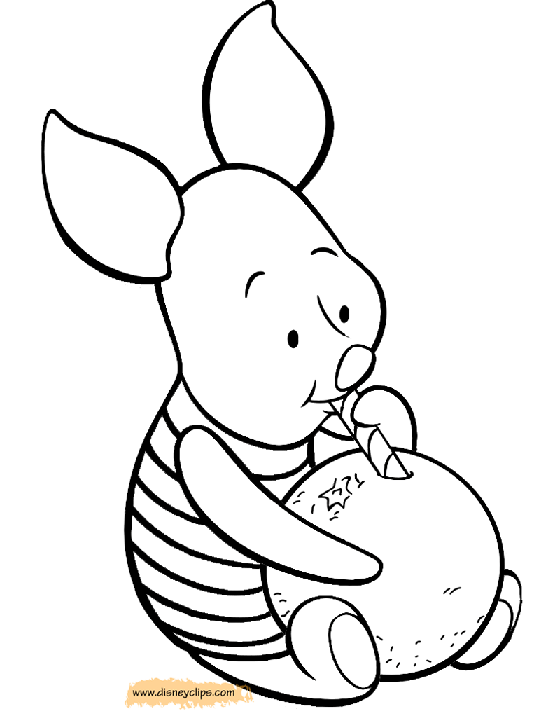 48+ Free Classic Piglet Coloring Pages for Adult