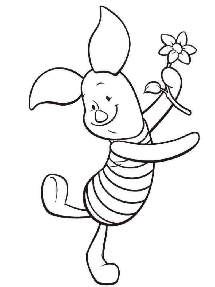 43+ Printable Piglet Coloring Pages for Adult