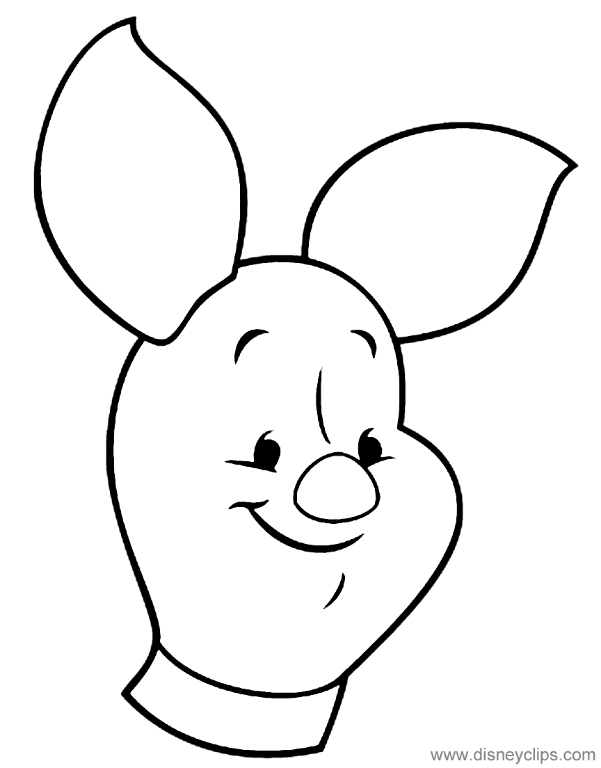 47+ Best of Classic Piglet Coloring Pages Sheets Printables