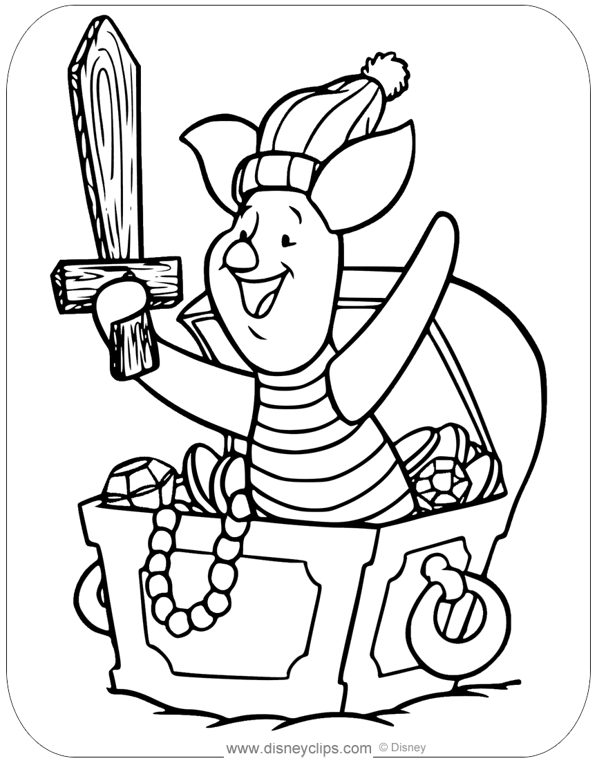 48+ Free Classic Piglet Coloring Pages Line Art