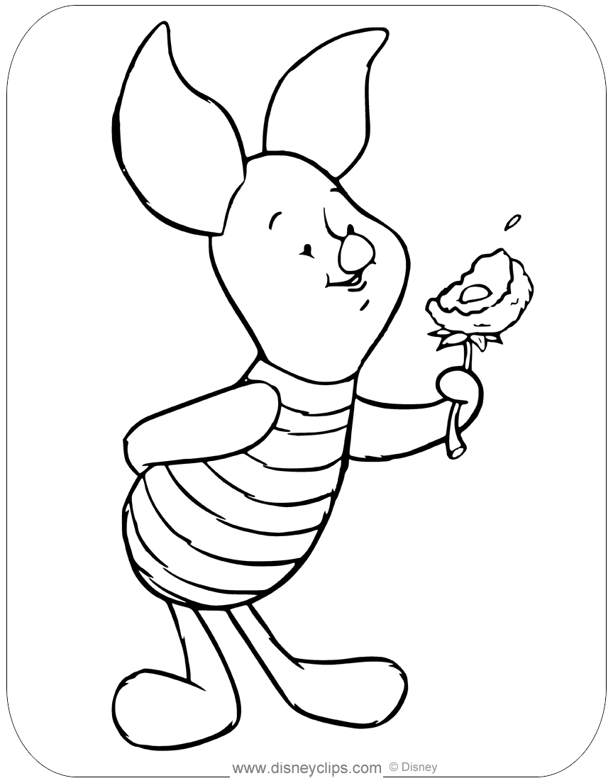 46+ Top Classic Piglet Coloring Pages Books