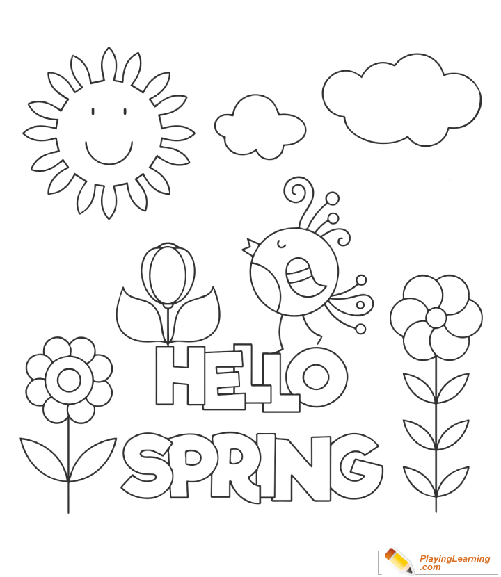 10 Fun Spring Coloring Pages for Seasonal Joy and Creativity