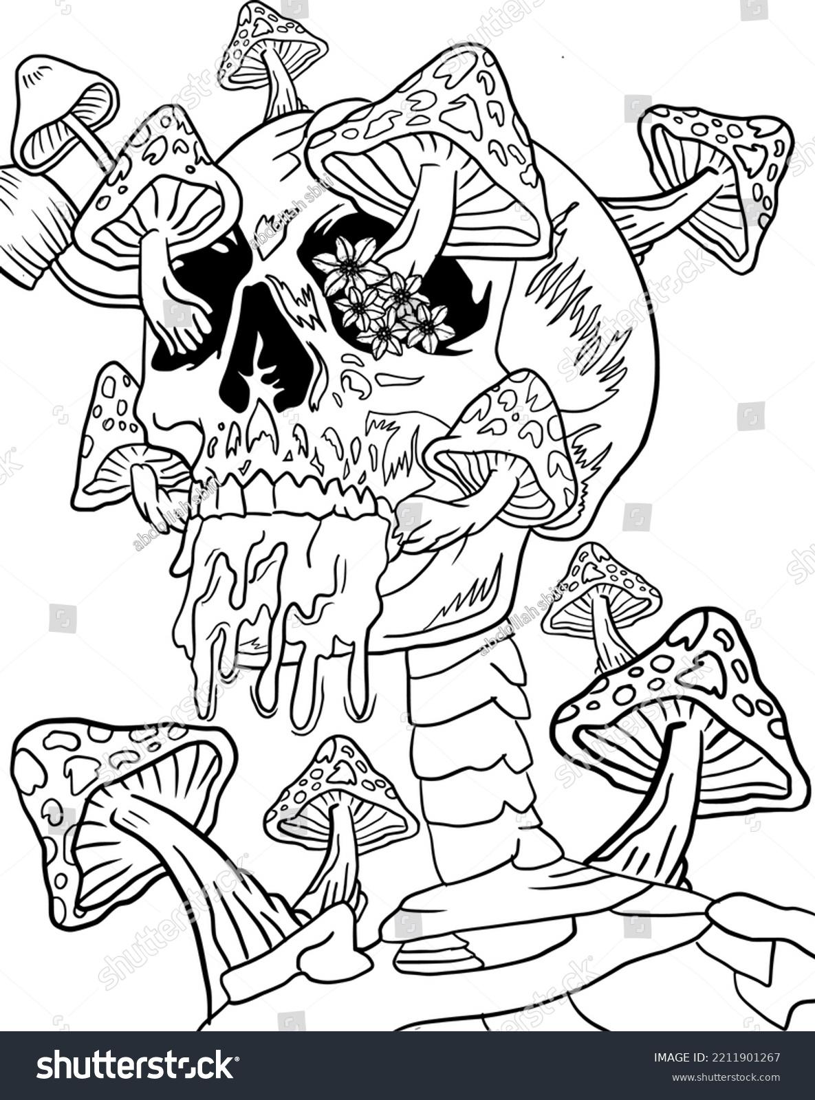 30+ Free Trippy Cartoon Coloring Pages Printable Books