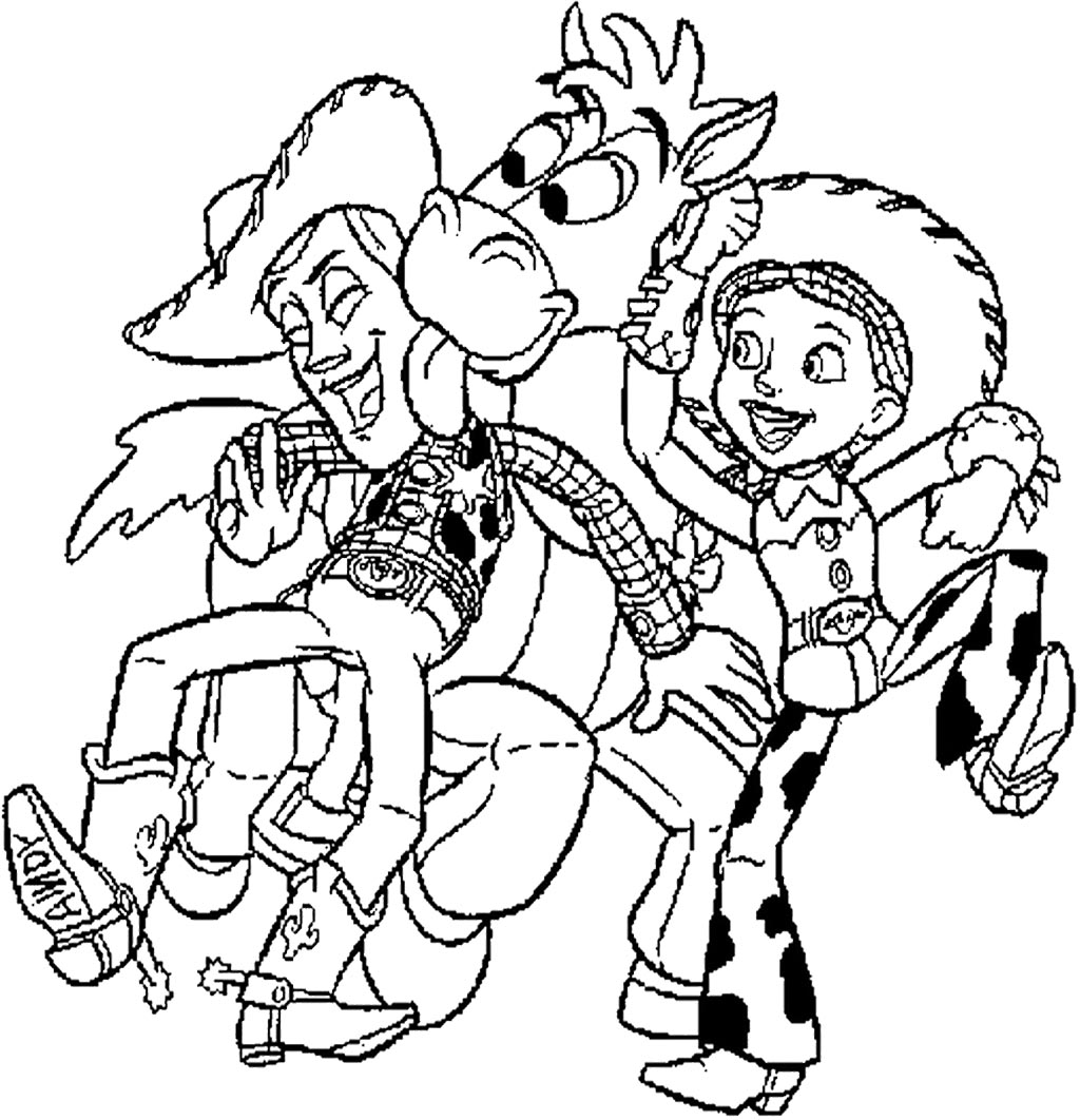 10 Fun Cartoon Coloring Pages Toy Story to Print