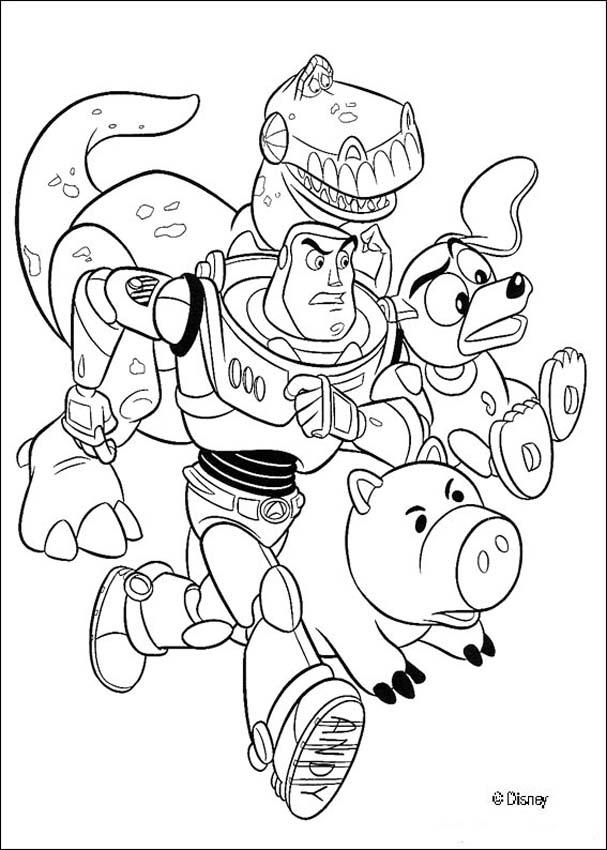 10 Fun Cartoon Coloring Pages Toy Story to Print