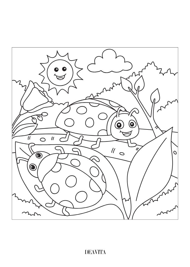 10 Fun Spring Coloring Pages for Seasonal Joy and Creativity