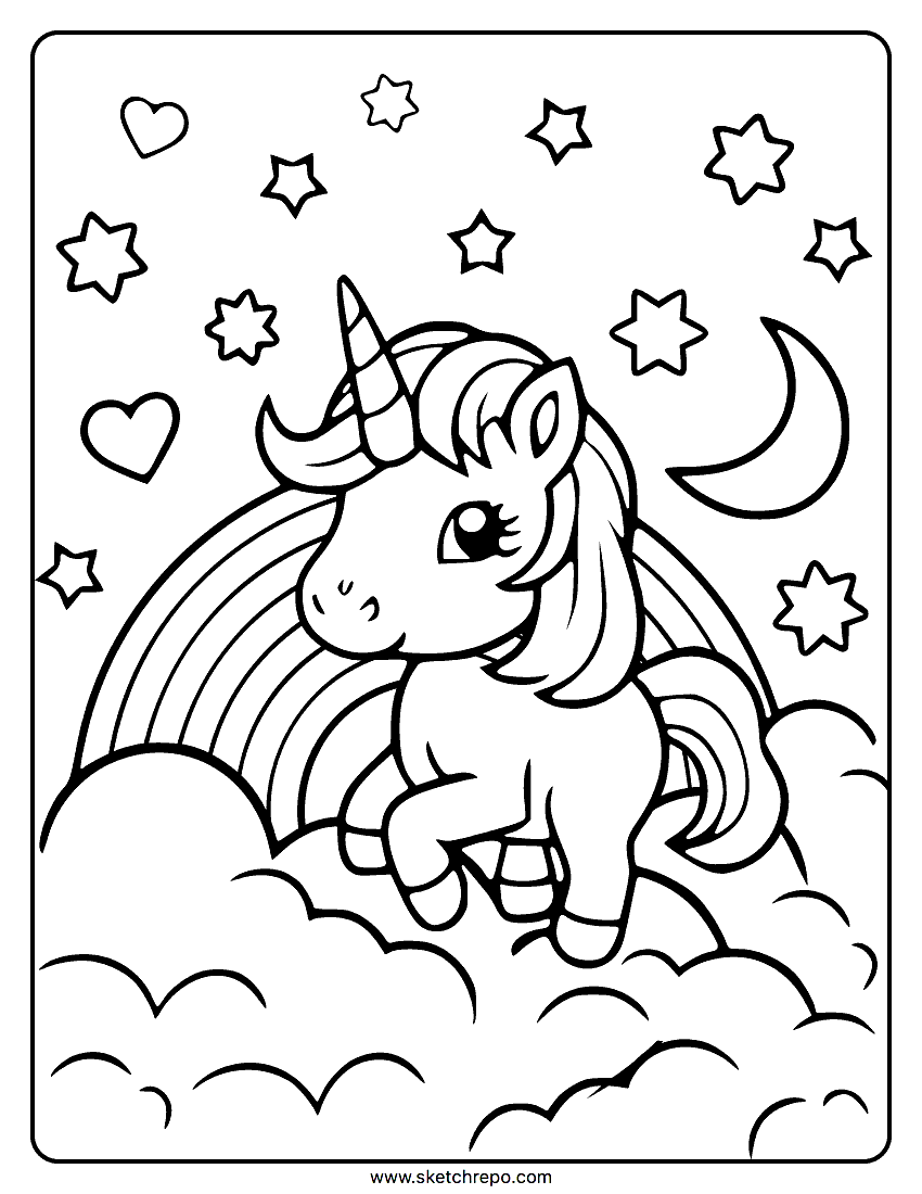 33+ Free Unicorn Pig Coloring Pages Free Printable