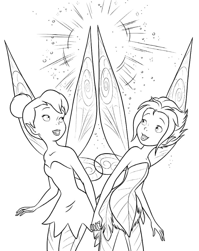 10 Magical Tinkerbell Coloring Pages for Fairy Fans