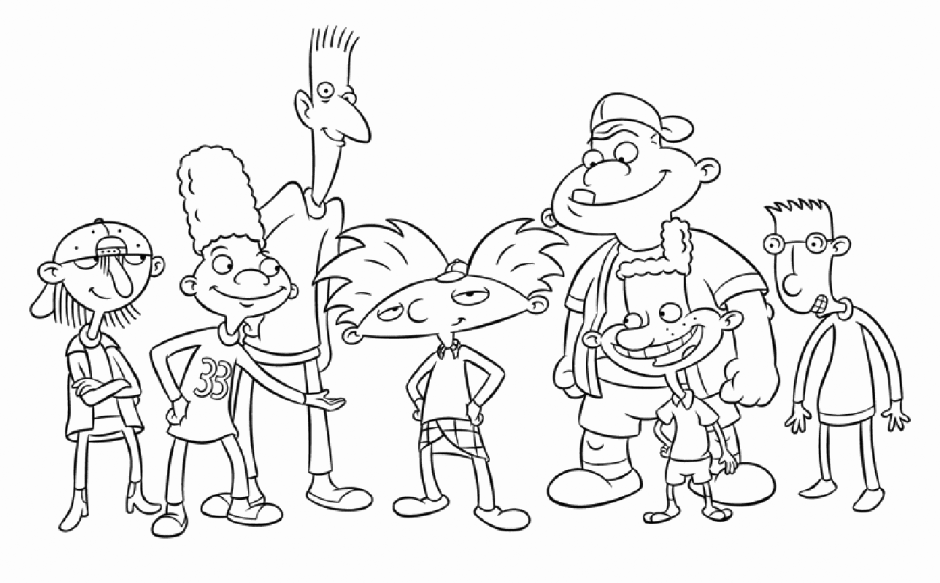 10 Nostalgic 90s Cartoon Coloring Pages to Relive Your Childhood