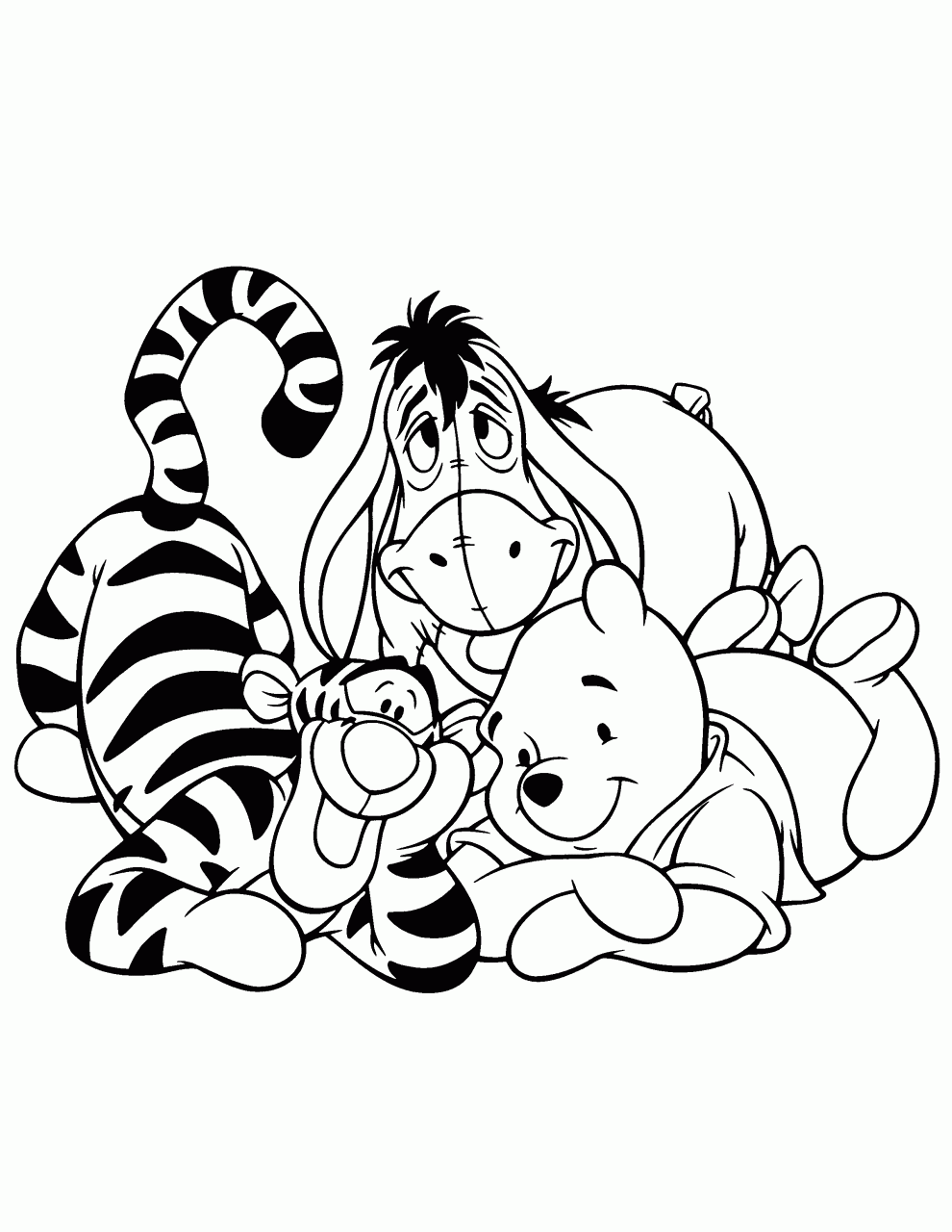 10 Winnie the Pooh Cartoon Coloring Pages for Fun and Adventure