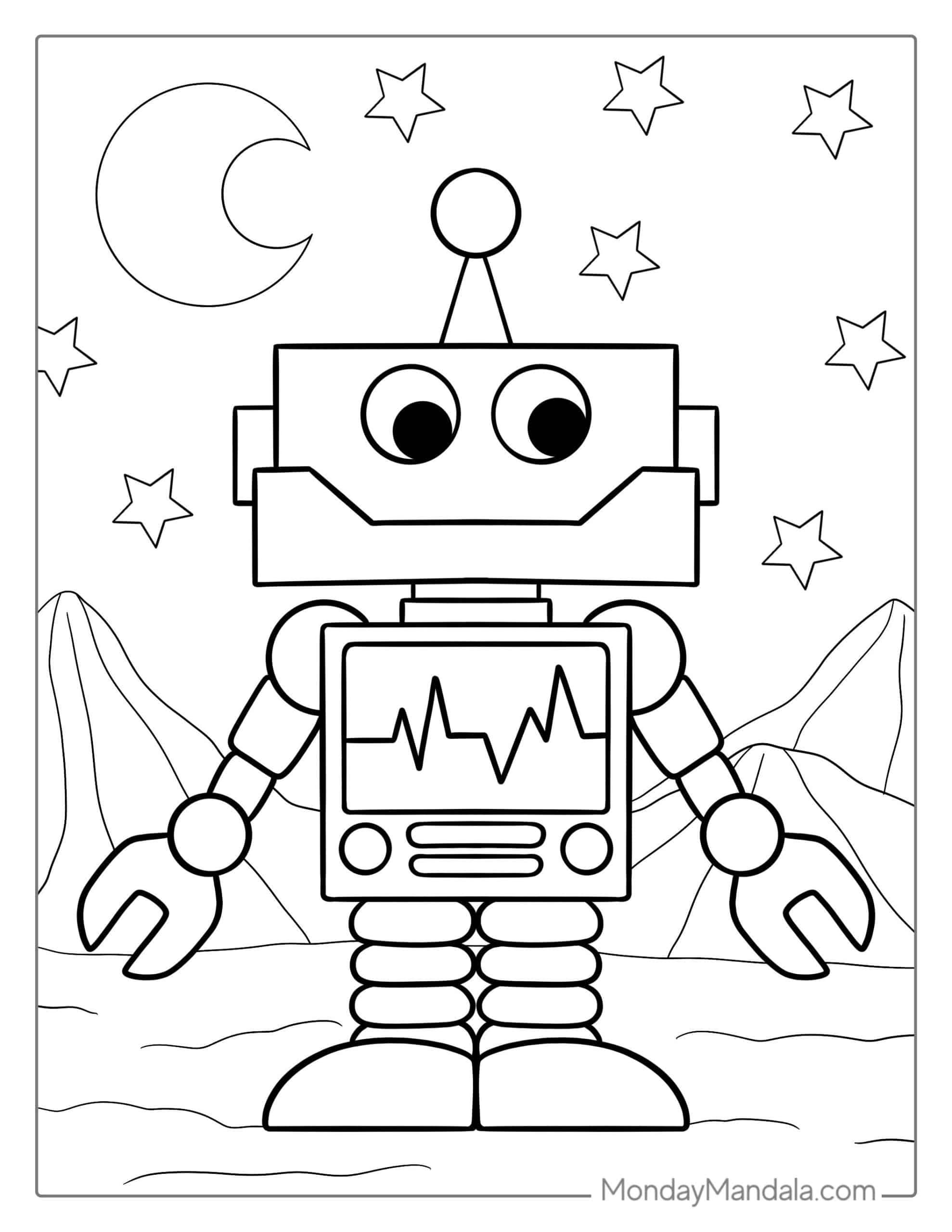 10 Planet System Coloring Pages Printable for Kids 41